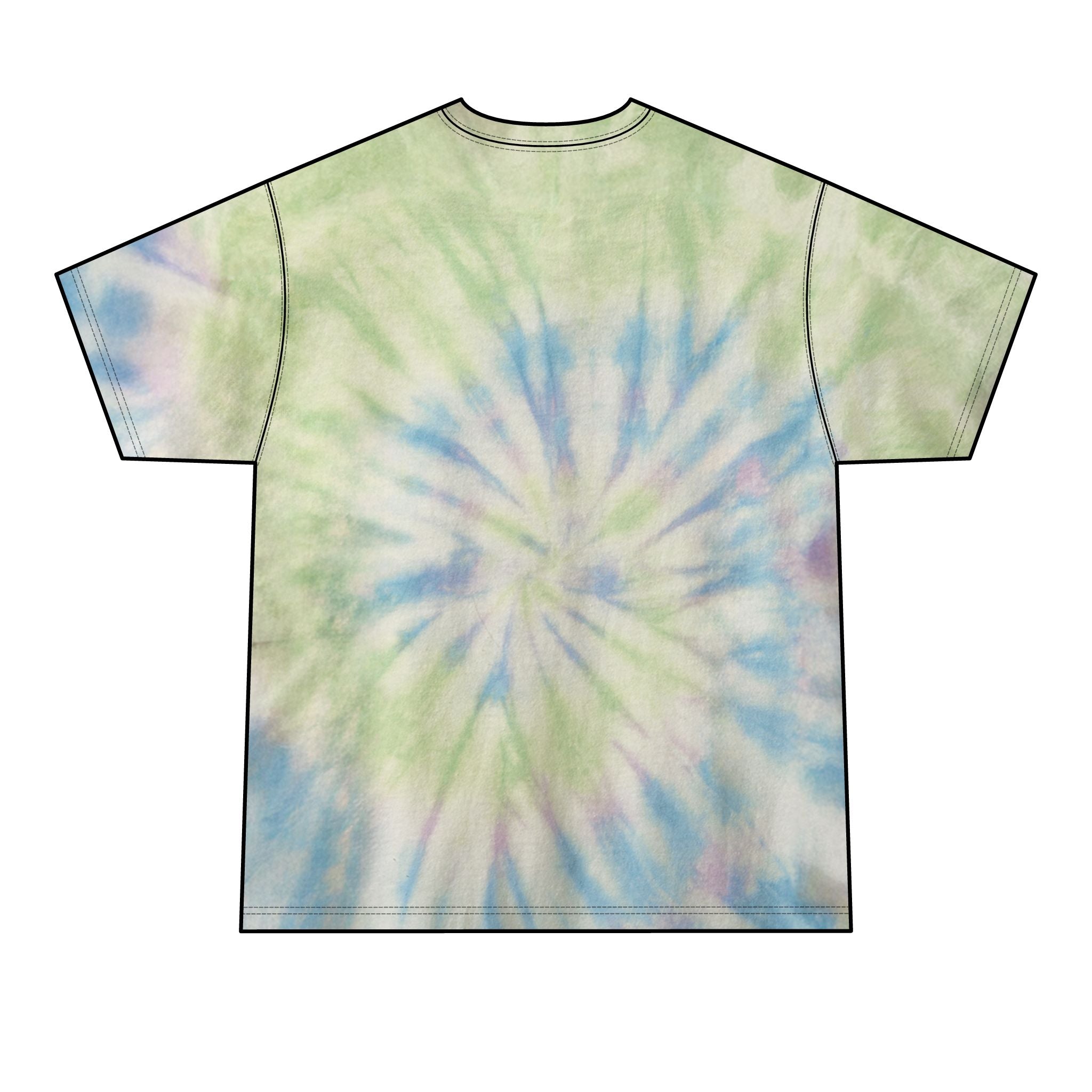 Sublime Supply Co. Green Swirl Tie-Dye Tee Shirt