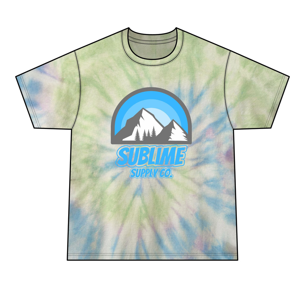 Sublime Supply Co. Green Swirl Tie-Dye Tee Shirt