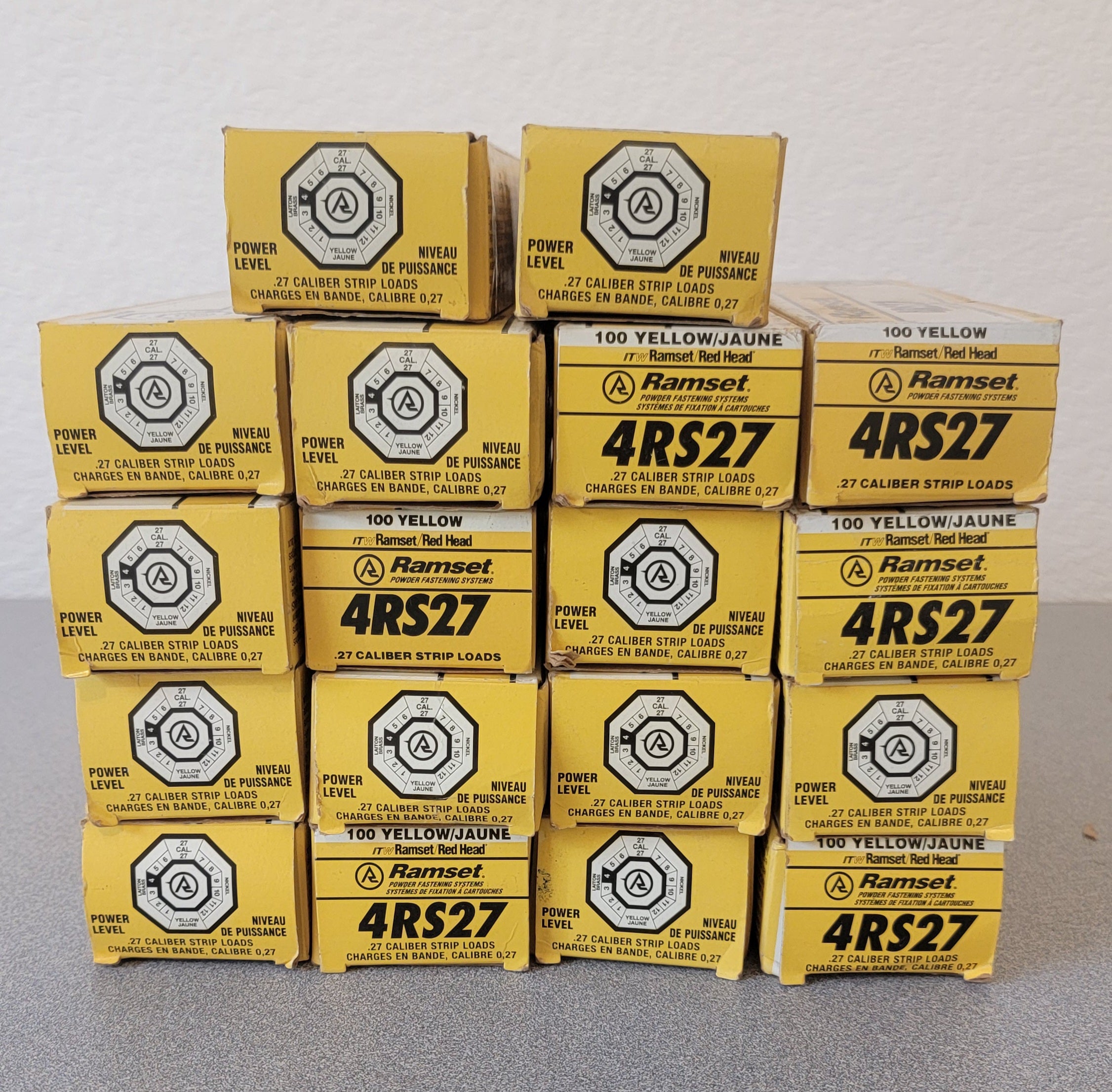 Ramset 4RS27, 1800 Count. (18 Boxes of 100).